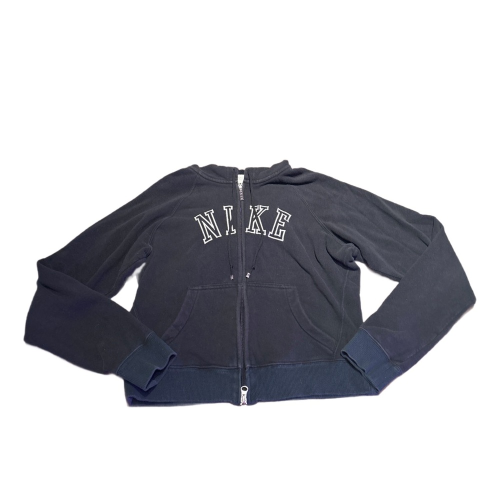 Nike Kids Full-Zip Sportswear Hoodie - Navy - Size Medium (8-10) - Picture 1 of 5